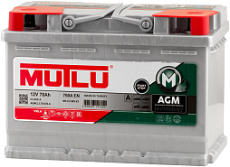 АКБ MUTLU AGM M1 6ст-70 (о.п.) 760А 278*175*190 (AGM 70 L3)