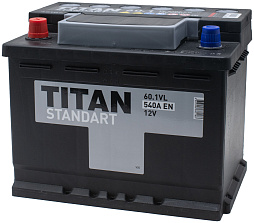 АКБ TITAN Standart 6ст-60 (п.п.) 550А 242*175*190