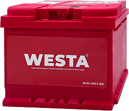 АКБ WESTA 6ст-60 (о.п.) 600А 242*175*190 (SMF56030) Турция