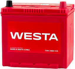 АКБ WESTA Asia 6ст-70 (о.п.) 630А 232*175*220 (90D23L SMF)