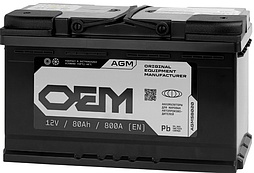 АКБ OEM AGM 6ст-80 (о.п.) 800А 315*175*190 (58020)