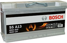 АКБ BOSCH S5 AGM 6ст-95 (о.п.) 850А 353*175*190 (А13) 595 901 085
