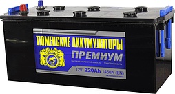 АКБ ТЮМЕНСКИЕ АККУМУЛЯТОРЫ ПРЕМИУМ 6ст-220 (п.п.) 1450А 518*228*238 кр. плоская конус