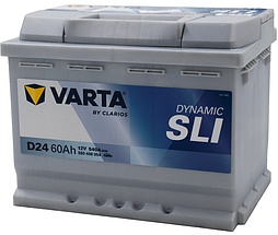 АКБ VARTA Dynamic SLI 6ст-60 (о.п.) 540А 242*175*190 (D24) 560 408 054