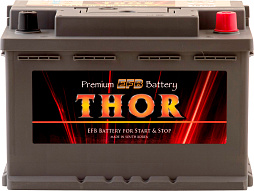 АКБ THOR EFB 6ст-75 (о.п.) 750А 278*175*190 (EFB 75 L3)