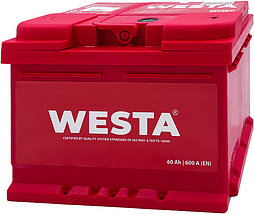 АКБ WESTA 6ст-60 (о.п.) 600А 242*175*175 (SMF56077) низк. Турция
