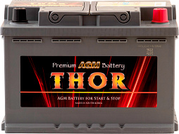 АКБ THOR AGM 6ст-75 (о.п.) 790А 278*175*190 (AGM 75 L3)