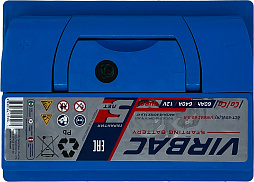 АКБ VIRBAC 6ст-60 (о.п.) 640А 242*175*190