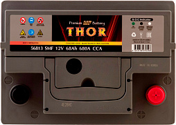 АКБ THOR 6ст-68 (о.п.) 680А 242*175*190 (56813 SMF)